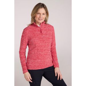 Mountain Warehouse Dames/dames Snowdon Gemêleerd Fleece Top (Rood)