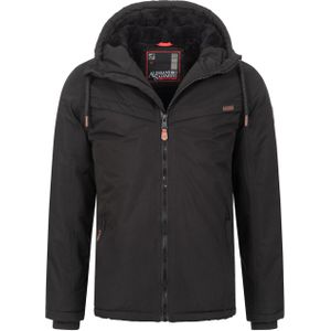 Alessandro Salvarini Winterjas  bruin / zwart