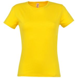 SOLS Dames/dames Miss Korte Mouwen T-Shirt (Goud)