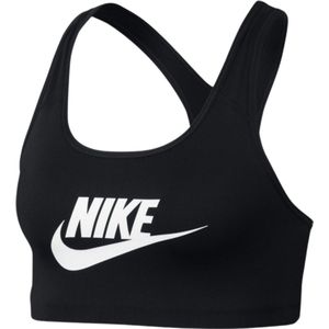 Nike Swoosh-logo zwarte trainingssportbeha