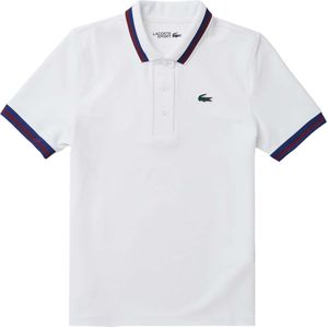 Lacoste Dames/Dames UV-beschermend tennis poloshirt met streepdetail (Wit)