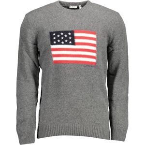 Vlag Sweater Met Ronde Hals Tricot