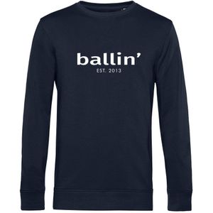 Ballin Est. 2013 Sweaters Basic Sweater Blauw - Maat 3XL