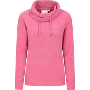 Mountain Warehouse Dames Hebridean Cowl Neck Fleece Top (Donkerroze)