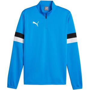 Puma - TeamRISE Quarter Zip Top - Blauw - 100% Polyester - Lange Mouwen