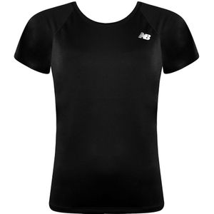 New Balance - Core Run - T-shirt - Zwart - Korte Mouw - Ronde Hals