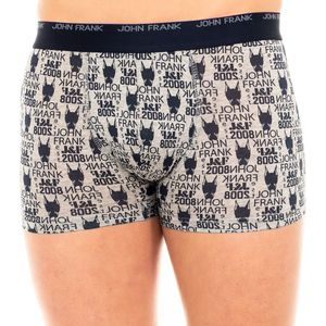 Damesboxer JFB108-DOG-GREY, ademend geweven elastisch katoen