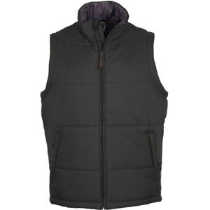 SOLS Warm Unisex Gewatteerd Bodywarmer Jasje (Houtskool)