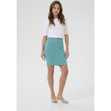Kaffe - Kokerrok - Turquoise - Kort/mini - Aansluitende Pasvorm