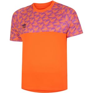 Umbro Heren Flux keepershirt (Schokkend oranje/paarse cactus)