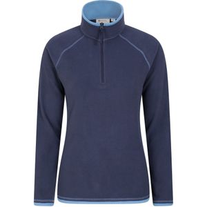Mountain Warehouse Dames/Dames Montana Half Zip Fleece Top (Marine)