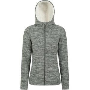 Mountain Warehouse Dames Snowdonia Fleece Volledige Rits Hoodie (Khaki Groen)