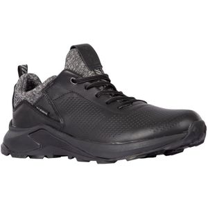 Trespass Heren Cole Leren Trainers (Zwart/Grijs) - Maat 46