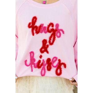 Hugs Kisses Fuzzy Sweatshirt