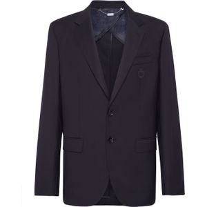 Billionaire - Wool Blazer LS - Blauw - Heren - Wollen Blazer