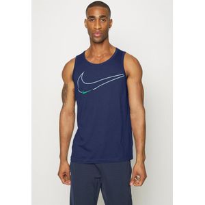 Nike Dri-FIT grafisch trainingstankvest voor heren in marineblauw