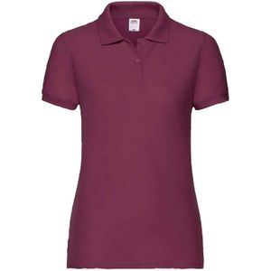 Fruit of the Loom Dames/dames Dame Fit Piqué Polo Shirt (Bourgondië)