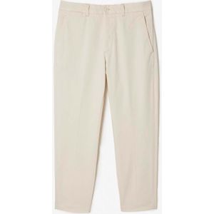 Lacoste - Tapered Chino - Crème - Heren - Stretch Katoen