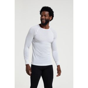 Mountain Warehouse Merino wollen thermo heren (Wit)