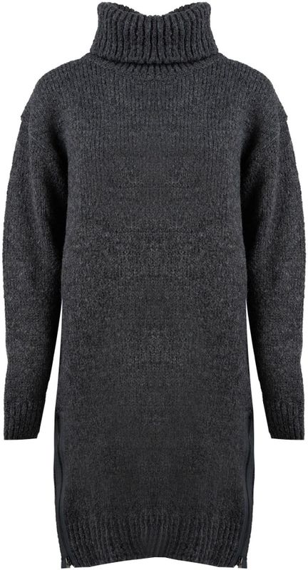 La Haine Inside Us - Gebreide Jurk - Zwart - Wolmix