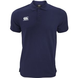 Canterbury Heren Waimak Korte Mouw Pique Polo Shirt (Marine) - Maat XL