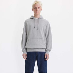 Heren Levis Relaxed Graphic Hoody in Grijs Marl