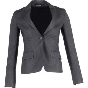 Theory Blazer in Grijs Wol