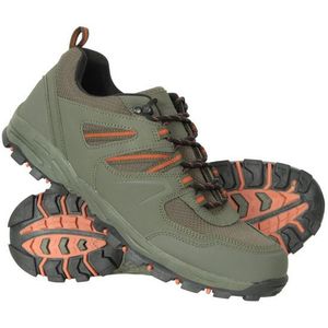 Mountain Warehouse Heren Mcleod Outdoor Breed Loopschoenen (Kaki Groen)