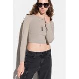 Chemisier court à manches longues