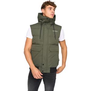 Crosshatch Heren Milwaka Gilet (Olijf)