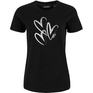 Regatta Dames/Dames Filandra IX Folie Hart T-Shirt (Zwart)