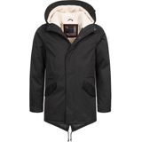 Alessandro Salvarini heren winterparka met teddovoering en capuchon