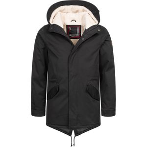 Alessandro Salvarini heren winterparka met teddovoering en capuchon