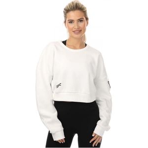 Reebok MYT sweatshirt met ronde hals voor dames, wit