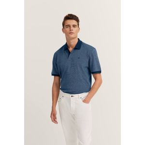 Bugatti - Poloshirt - Marine - Katoen