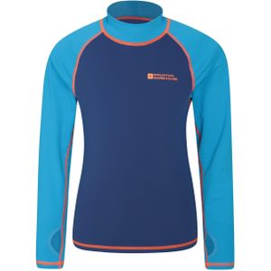 Mountain Warehouse Rash Top met lange mouwen voor kinderen/Kinderen (Blauw)