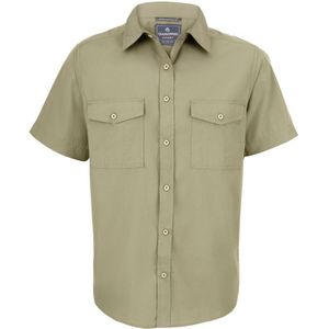 Craghoppers Expert Kiwi Overhemd Met Korte Mouwen Voor Heren (Kiezelbruin) - Maat XL
