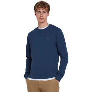 Farah Heren Tim Crew Neck Sweatshirt (Blauw)