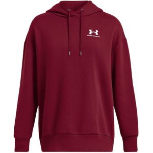 Under Armour Dames/Dames Icons Fleece Oversized Hoodie (Rood)