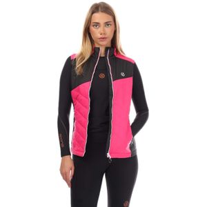 Dare 2B Dames/Dames Ascending Lichtgewicht Gewatteerd Gilet (Roze/Zwart)