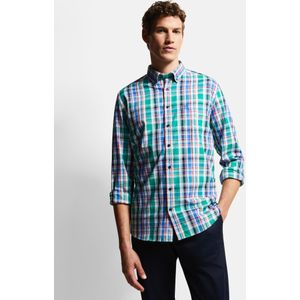 Bugatti Herren Casual overhemd met opgestikte borstzak