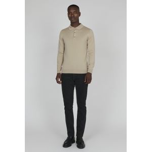 Matinique Trui 'klint'  donkerbeige