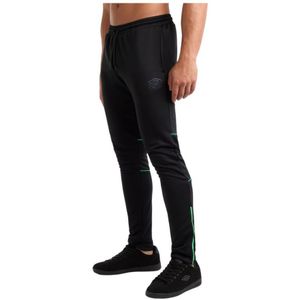 Umbro Heren Pro Polyester Trainingsbroek (Zwarte/Andeeuwse Toekan) - Maat S