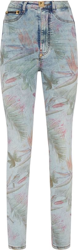 Super Hoge Taille Jegging Flowers