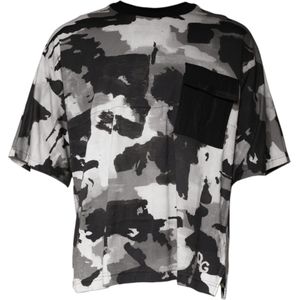 Dolce & Gabbana - T-shirt - Multicolor - Camouflage Design - Korte Mouwen