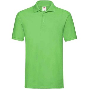 Fruit of the Loom Heren Premium Katoenen Piqué Poloshirt (Kalk)