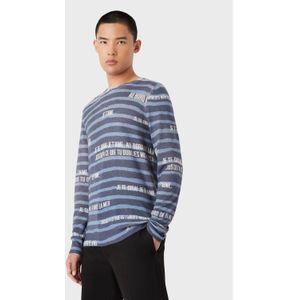 Heren Emporio Armani Knit Sweatshirt in Navy