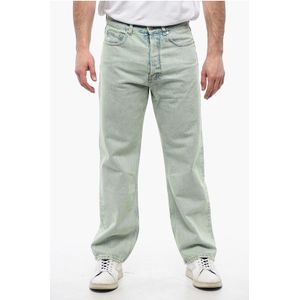 Palm Angels - Overdye Jeans - Groen - 100% Katoen