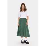 SAINT TROPEZ - Louise - A-lijnrok - Donkergroen - 3/4 Lengte