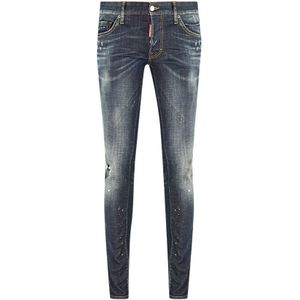 Dsquared2 Slim Jean Paint Splash Canadian Leaf-jeans - Maat 32/32